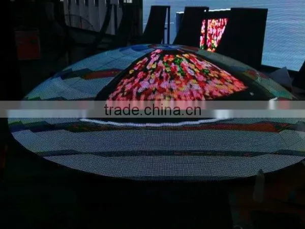 Good Design LED Display and DJ Booth ,Back Ground Wall-polygon -P5 photo-3