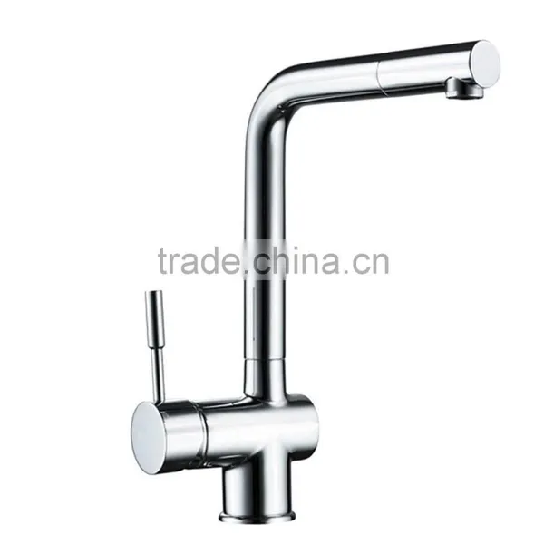 Single Handle Chrome Kitchen Sink Water Tap Tuscany Faucets photo-2