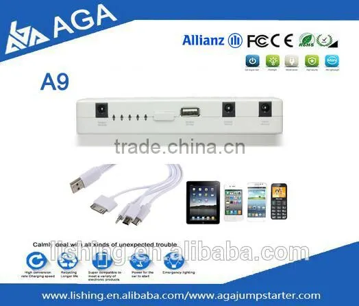 AGA A9 Mini Multifunction 12V DC 12000mAh Car Jump Start photo-4