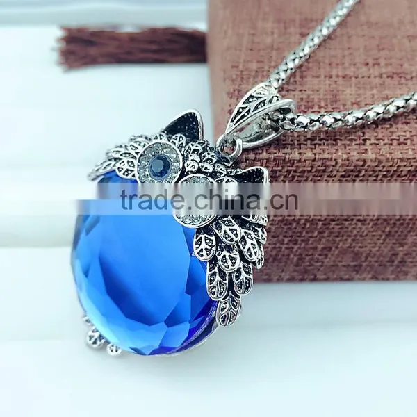 New Products 2016 Charms Necklace Jewelry Owl Necklace Wholesale photo-5