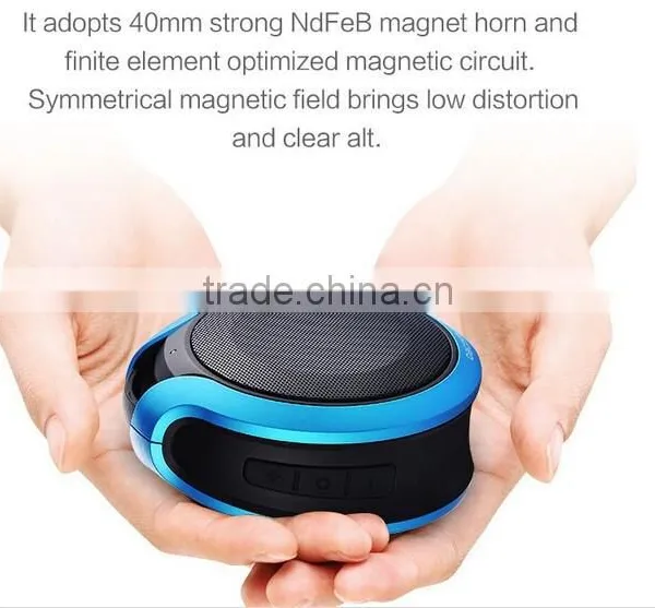 2015 New Design 300mAh Blue Color Mini Bluetooth Speaker for Mobile Phone photo-2