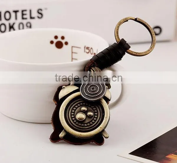 Promotional Cheap High Quality Handmade Custom Leather Keychains photo-3