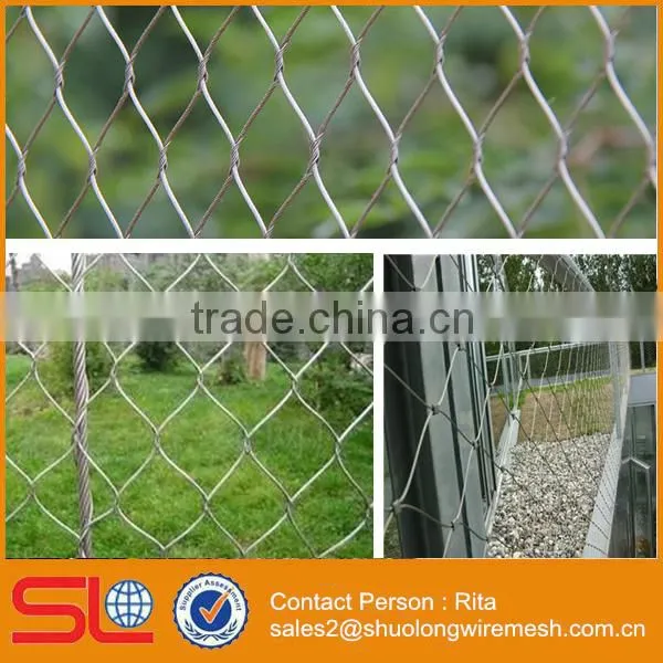 Architectural Black Oxidation Stainless Steel Wire Rope Mesh photo-3