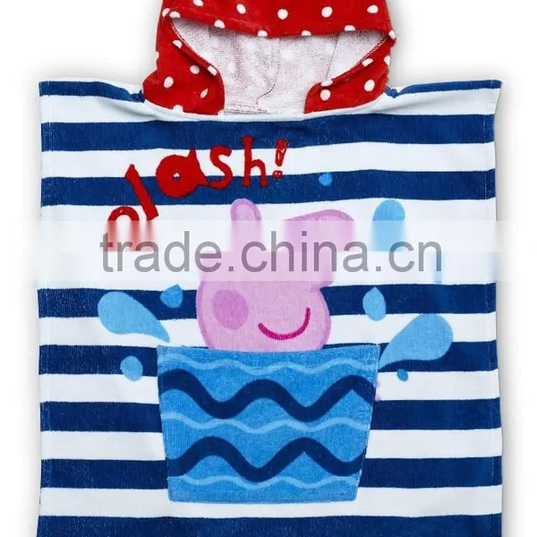 100% Painting Soft Hooded Bath Towel photo-5