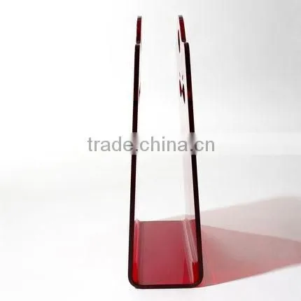 Customized Acrylic Creative Fashion Magazine Storage Rack/PMMA Modern Minimalist Favorites/plastic Magazine Storage Rack photo-4