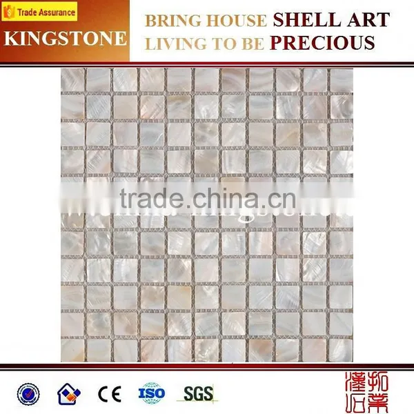 Chinese White Irregular Freshwater Shell Mosaic for Sale photo-2