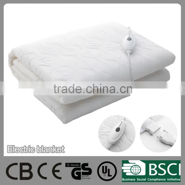 Thermal control type electric hot single electric blanket