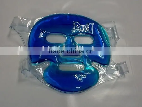Ice Beads Cooling Gel Face Mask / Gel Beads Hot Cold Massage Face Mask photo-3