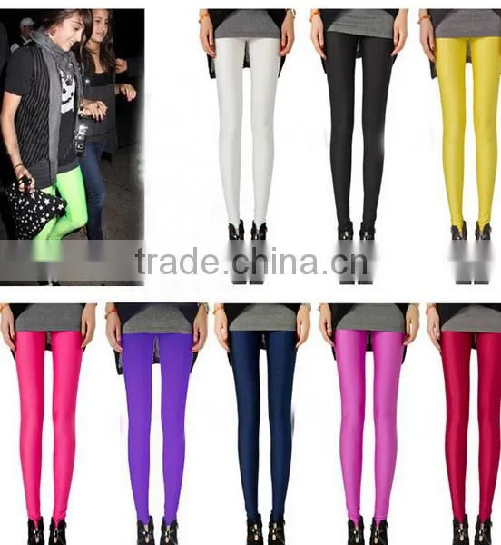 Fashion Female Pencil Trousers Candy Colored Stretch Leggings Pants Elastic Cotton Skinny Jeans Pant photo-5