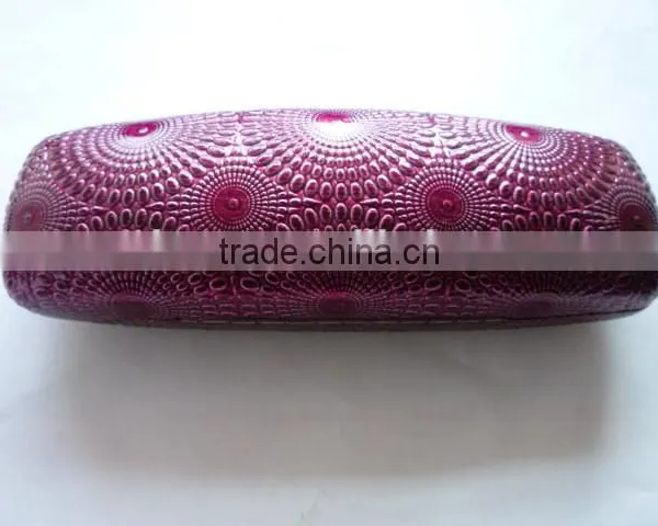 Metal Any Color Hard PU Glasses Case photo-2