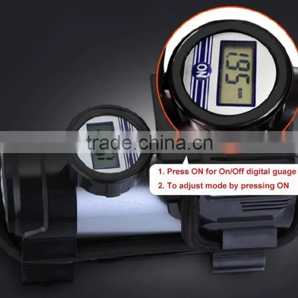 100psi Car Digital Tire Inflator With Gauge, 12v Digital Air Compressor photo-4