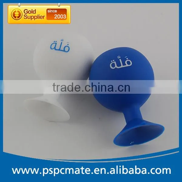 Red Wine Glass Shaped Mini Wired Silicon Speaker With Suction Cup photo-4