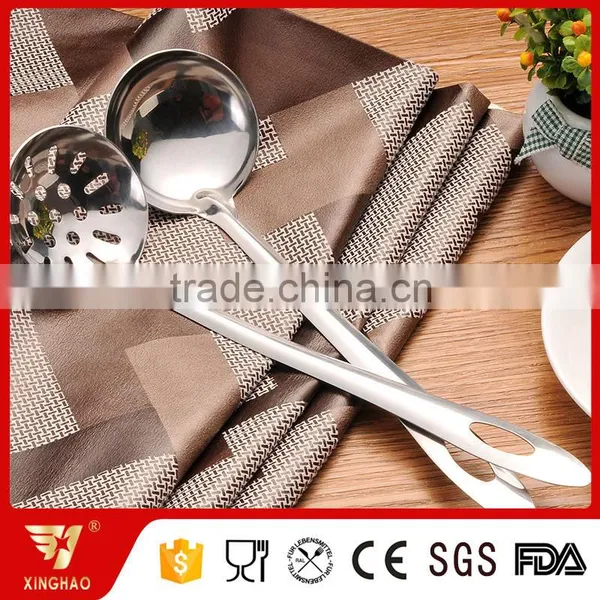 Cheap Korea Cookware Hanging Cooking Soup Ladle Slotted Spoon