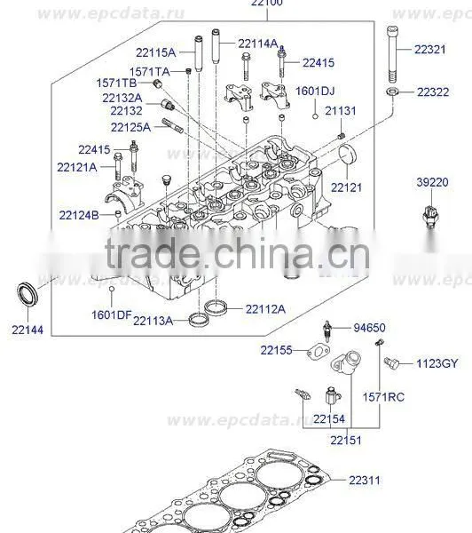 Head Gasket 2.5 TCI D4BF D4BH Set for Engine Diesel From Mobis Manufacture photo-2