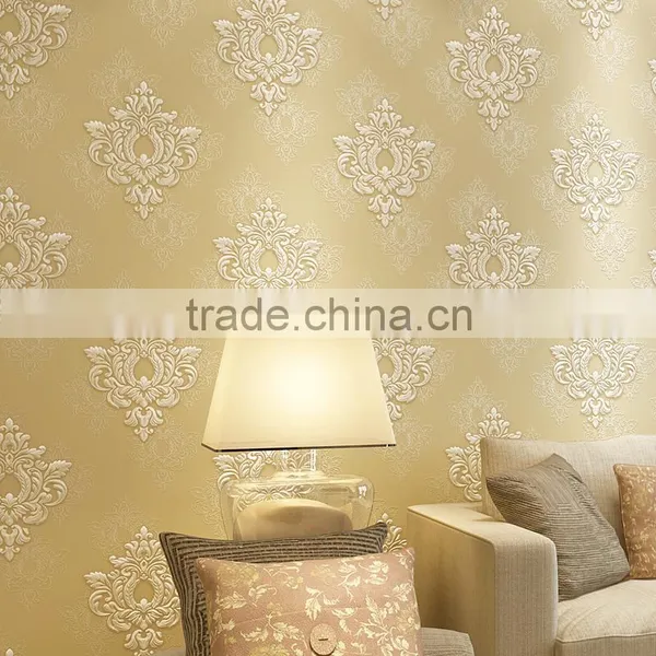 Modern Fashion Wallpaper European Style Flock Wallpaper photo-2