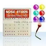 925 Sterling Silver Gold Nose Jewelry Without Crystals