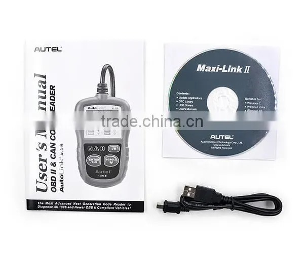 Original Autel AutoLink AL319 Next Generation OBD II/EOBD Code Reader AL319 Autel AL319 Auto Link AL319 photo-2