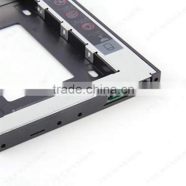 Wholesale Price 9.5mm SATA 2nd HDD SSD 2.5" Hard Drive Caddy for Laptop DVD-ROM Optical Bay Aluminum and Plastic Quality Choice photo-5