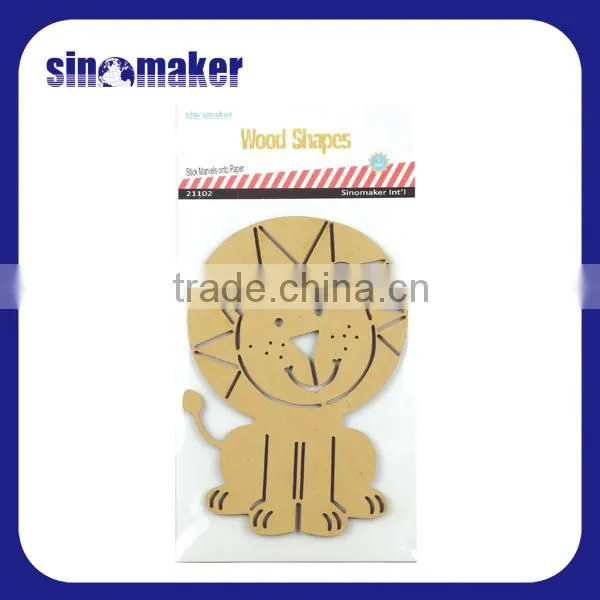 Lovely Wooden Animal Shapes Mdf Shapes Craft