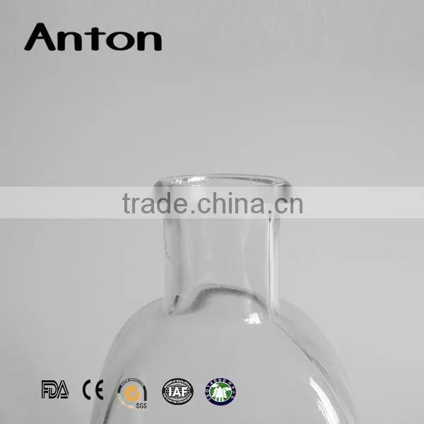 Hot Sale 520ml Tall Square Aroma Glass Reed Diffuser Bottle With Rattan Stick and Cork photo-3