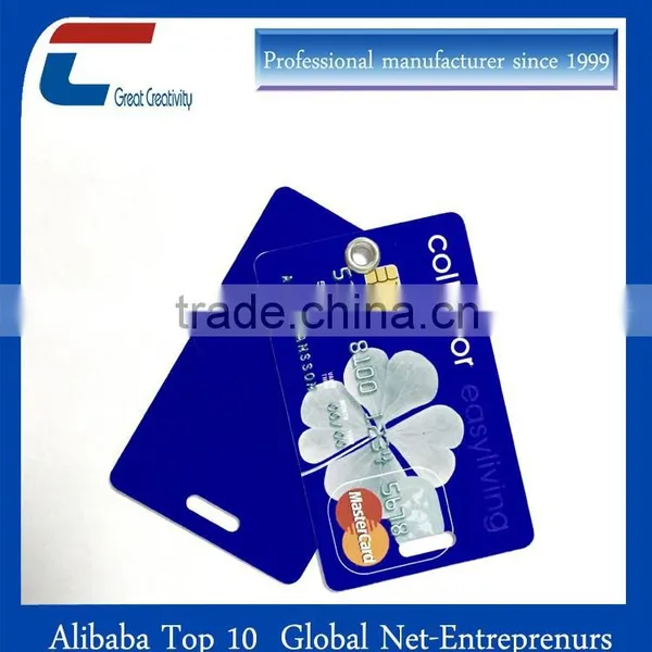 Custom Cr80 Handheld Smart Iso Contact Card