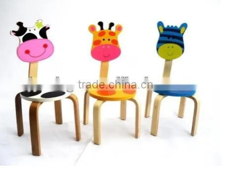 Powder Coating Metal Frame Bentwood School Chairs Baby Chair