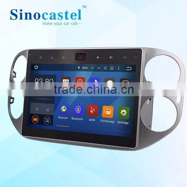 GPS Software For Android Car Stereo Double Din 10.1 Inch 4-Core Used For VW Tiguan 2015