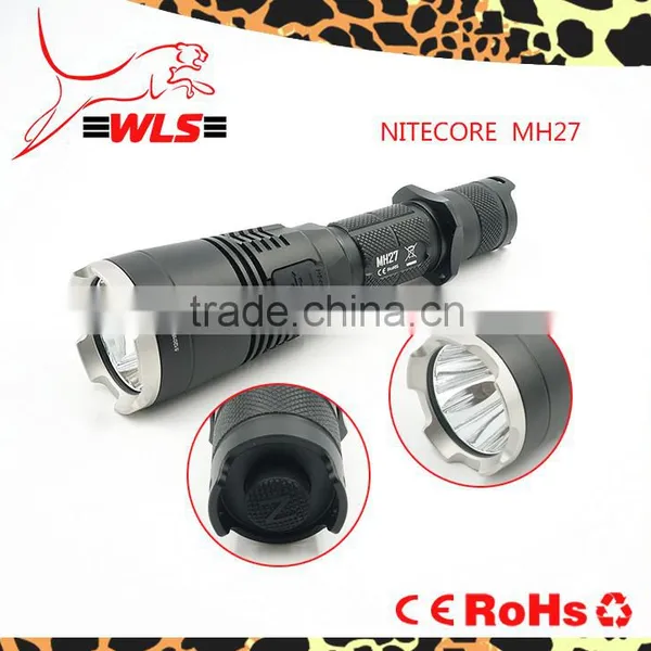 2015 NEW Version Nitecore MH27 Led Flashlight 1000 Lumens High Power Flashlight Torch Strobe Tactical Led Flashlight photo-4