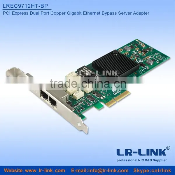 LREC9712HT-BP PCI Express Dual Port Copper Gigabit Ethernet Bypass Network Card (Intel I350AM2 Based) photo-2