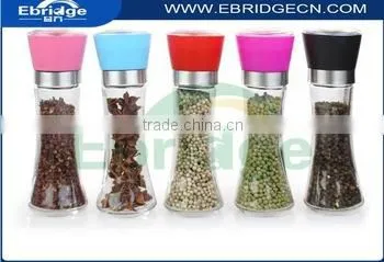 Glass Spice Bottle Grinder/ Pepper and Salt Mill Quality Choice photo-4