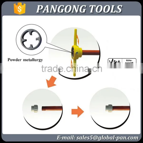 6PC Plastic Pipe Tube NPT Die Set Pipe Threading Tools PVC Thread Maker photo-5