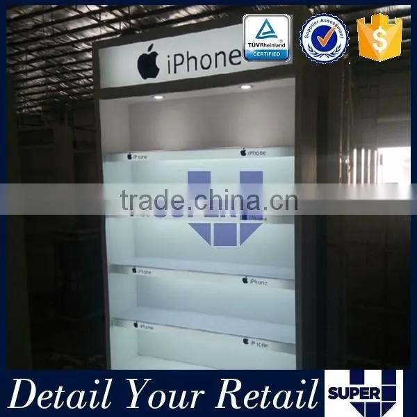 Shop Decoration Bright Modern Floor Stand Display Cabinet photo-6