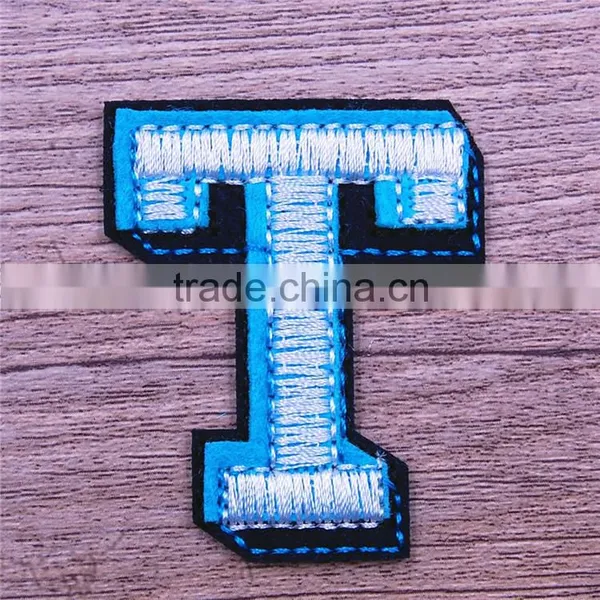Wholesale Iron-on Embroidered Blazer Crest Glasses Patches photo-3