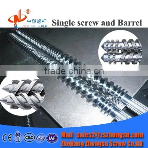 Plastic Parallel Twin Screw PVC Extruder Barrel for Film Blowing photo-6