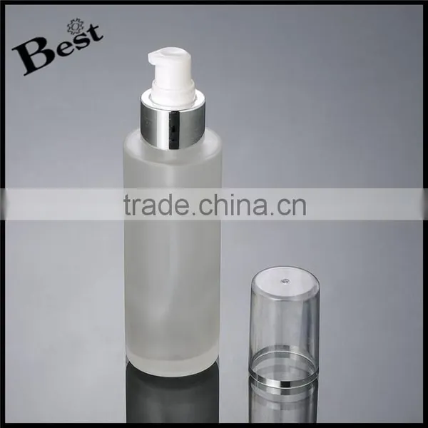100ml Glass Bottle Frosted Glass Bottle Pump Glass Bottle Supplier's Choice photo-2