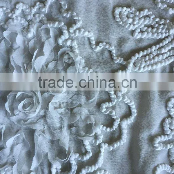 Gold Sequin or Silver Sequin Fabric or Embroidery Fabric photo-4