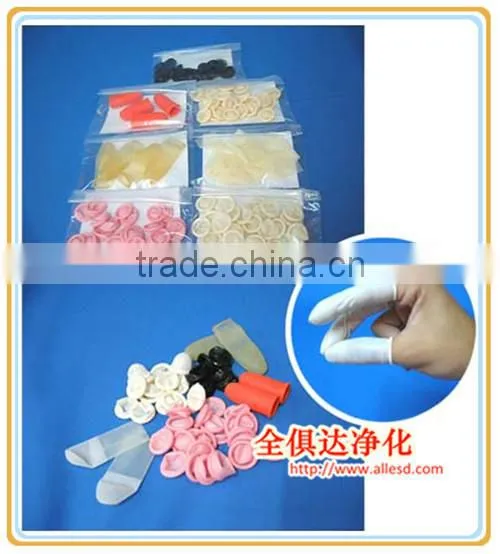 Cleanroom Latex Powder Free White Finger Cot for Industrial Use photo-3