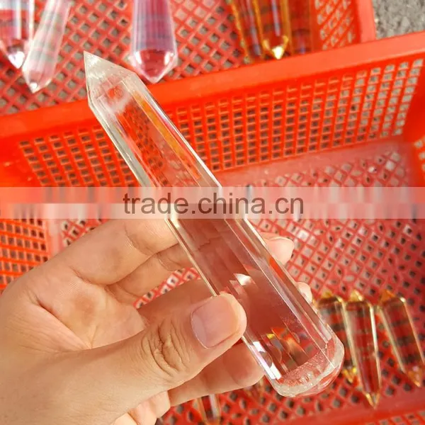 Perfect Double Terminated 24 Facets Clear Crystal Vogel Points photo-2