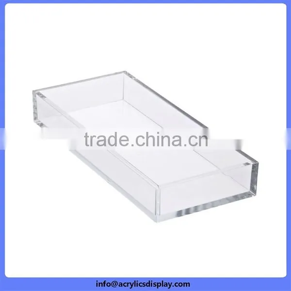 Bottom Price First Grade Black Rectangular Acrylic Trays photo-5
