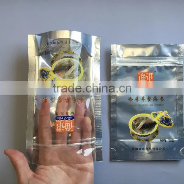 Transparent Window Zipper Stand Up Plastic Cashew Nut Packaging Bag photo-5