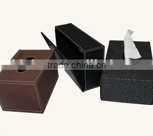 High Quality Leather Tissue Boxes,personalized pu Leather Tissue Boxes, Tissue Boxes Manufacturer in China photo-3