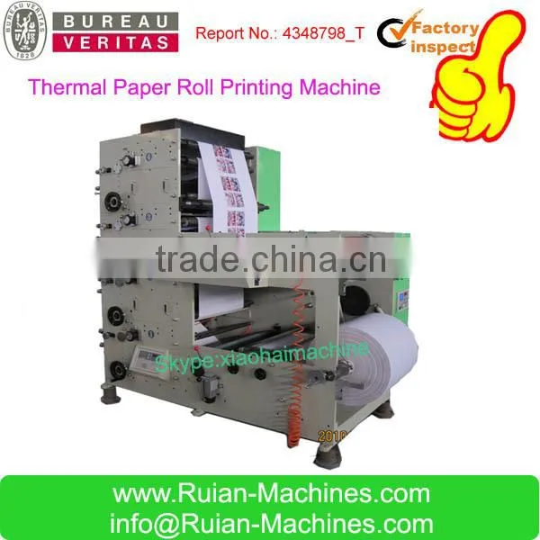 4 Colors Thermal Paper Jumbo Rolls Printing Machine