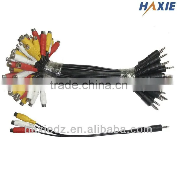 RCA plug connector headset pin socket