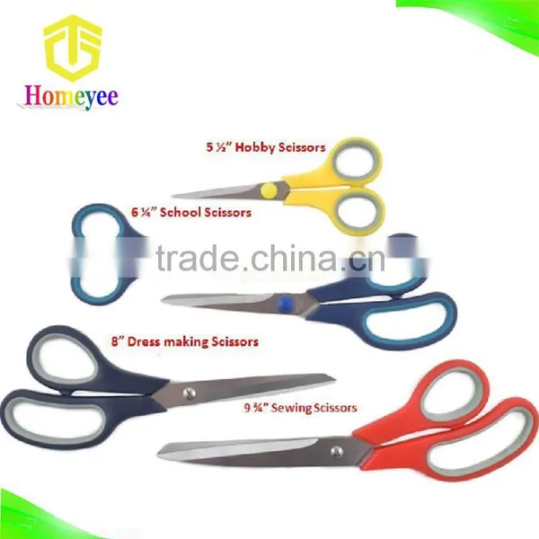 All Purpose Soft Comfort Grip Handle Good Quality Straight Scissors Set photo-4