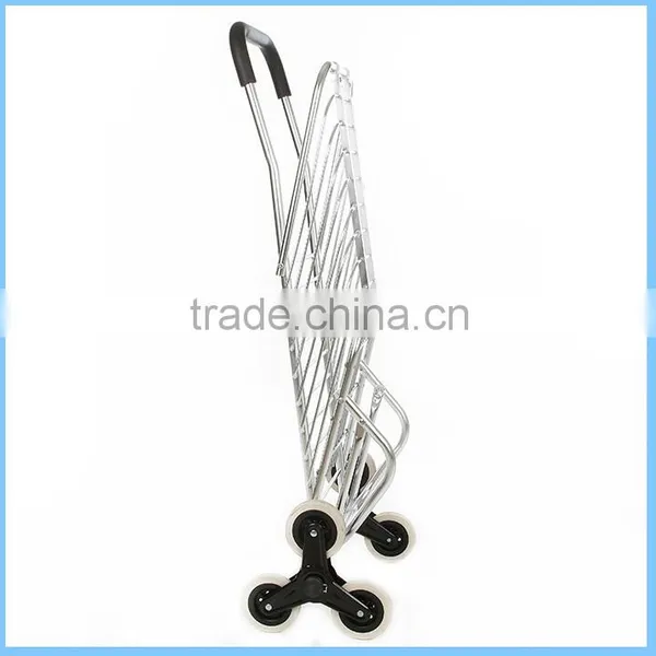 Foldable Wire Mech Shopping Cart RH-FC04 For Aluminum Foldable Stair Climb Shopping Trolley photo-4