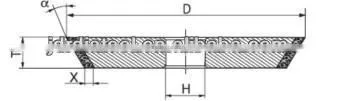 1V1 Diamond & CBN Grinding Wheel photo-3