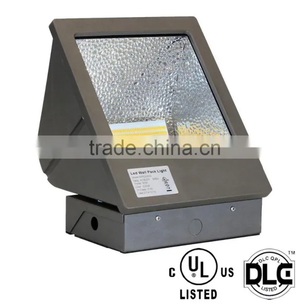 60W Wall Pack Led Outdoor Wall Light With DLC UL CUL Listed With 5 Years Warranty