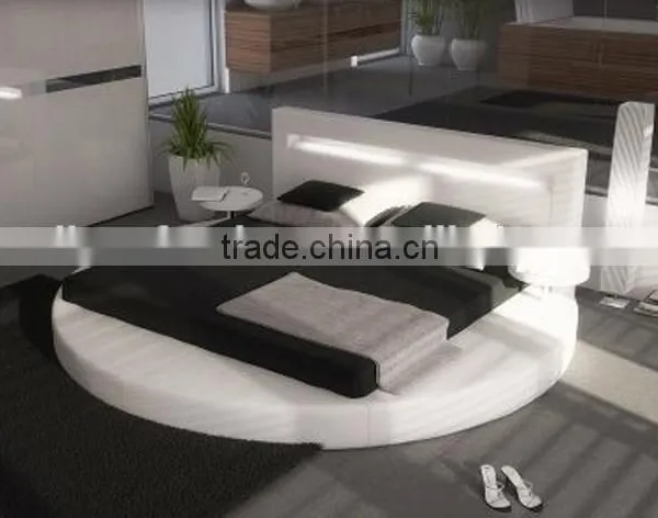 Faux Leather Bed