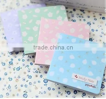 Cute Flower Sticker Memo Notepad Sticky Notes photo-6