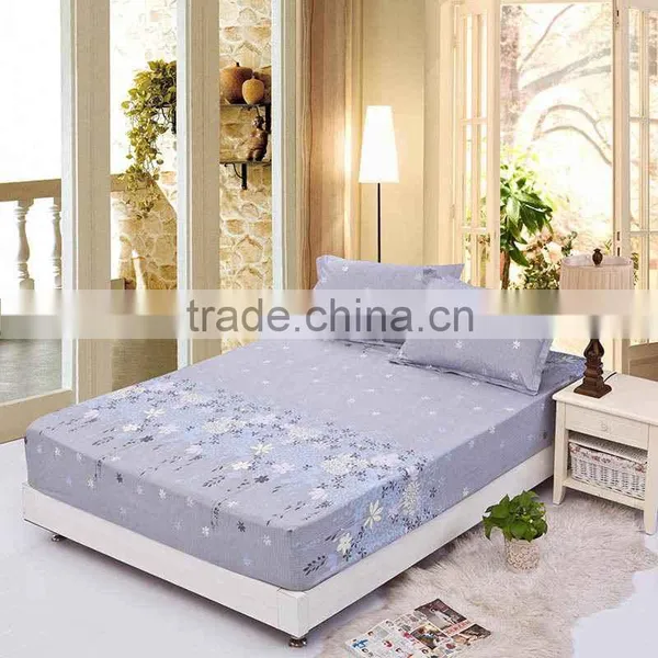 Factory Price Luxury Polyester King Size Waterproof Single Bed Fitted Sheet photo-2